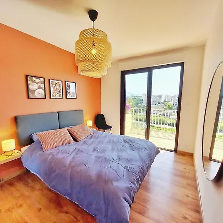 דירה Marlene - Terrace, Free Parking, Clim - By Tgb אז'אקסיו